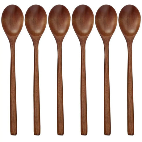 6-Piece Korean Style Wooden Spoon Set - Julia M LifeStyles