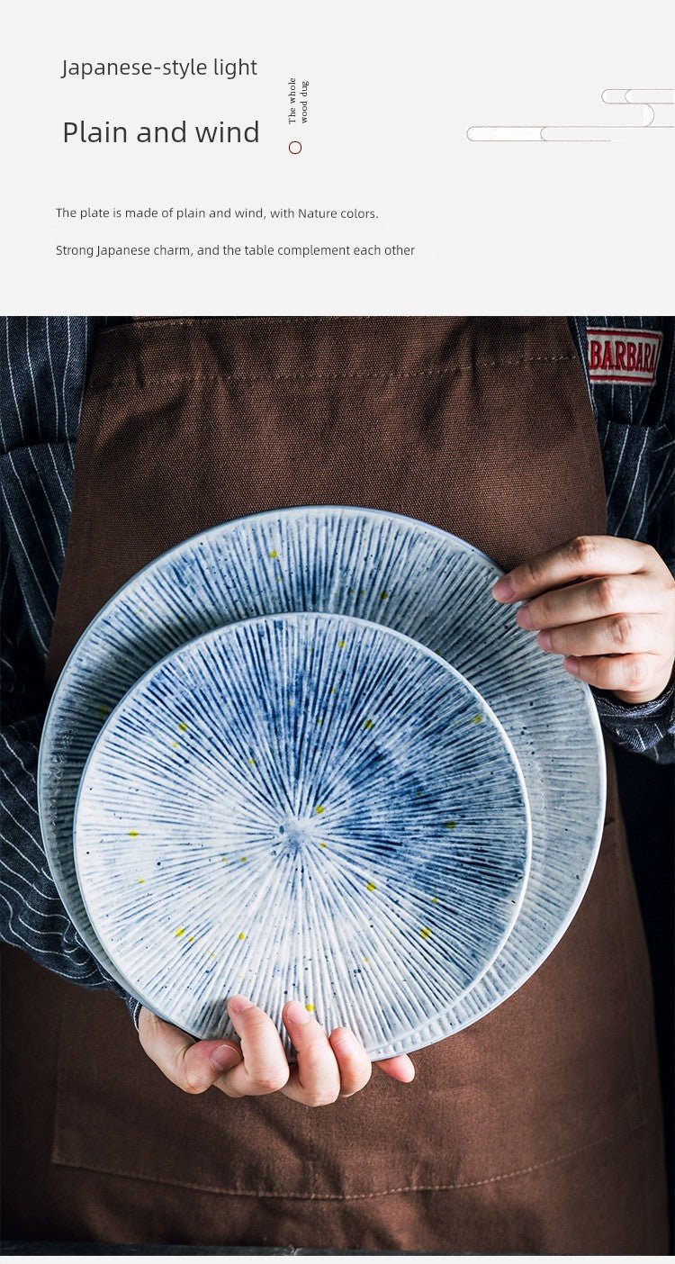 Classy For Home Ceramic Steak Western Food Underglaze Plate - Julia M LifeStyles