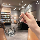 Hign-concerned Deep Stainless Steel Soup Spoon - Large Capacity Silver Flatware - Julia M LifeStyles