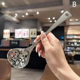 Hign-concerned Deep Stainless Steel Soup Spoon - Large Capacity Silver Flatware - Julia M LifeStyles