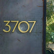 Modern Golden Door Numbers - Julia M LifeStyles