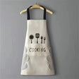 Universal Waterproof Oilproof Sleeveless Cooking Apron for Men and Women Julia M Home & Kitchen