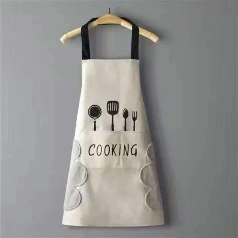 Universal Waterproof Oilproof Sleeveless Cooking Apron for Men and Women Julia M Home & Kitchen
