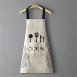 Universal Waterproof Oilproof Sleeveless Cooking Apron for Men and Women Julia M Home & Kitchen