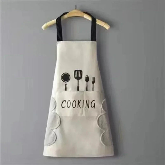 Universal Waterproof Oilproof Sleeveless Cooking Apron for Men and Women Julia M Home & Kitchen