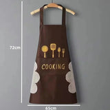 Universal Waterproof Oilproof Sleeveless Cooking Apron for Men and Women Julia M Home & Kitchen