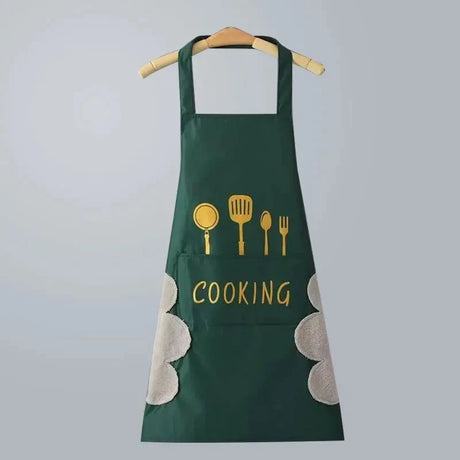 Universal Waterproof Oilproof Sleeveless Cooking Apron for Men and Women Julia M Home & Kitchen