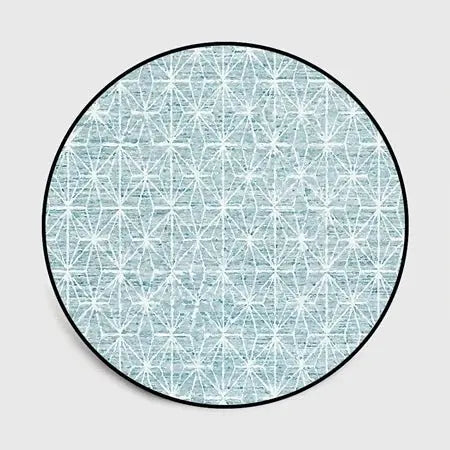 Floral Pattern Round Floor Mat by Julia M Lifestyles - Julia M LifeStyles