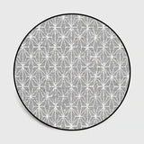Floral Pattern Round Floor Mat by Julia M Lifestyles - Julia M LifeStyles
