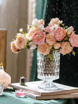 Cuddly Culvert Artificial Rose Bouquet for Elegant Home Décor - Julia M LifeStyles