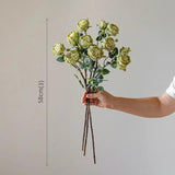 Cuddly Culvert Artificial Rose Bouquet for Elegant Home Décor - Julia M LifeStyles