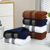 Luxury Cotton Towel Set - 2 Hand & Face Towels, 1 Big Bath Towel - Julia M LifeStyles