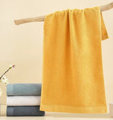 Couple Soft Absorbent Long Velvet Plain Towel Pure Cotton - Julia M LifeStyles