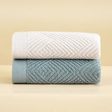 Couple Soft Absorbent Long Velvet Plain Towel Pure Cotton - Julia M LifeStyles