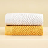 Couple Soft Absorbent Long Velvet Plain Towel Pure Cotton - Julia M LifeStyles