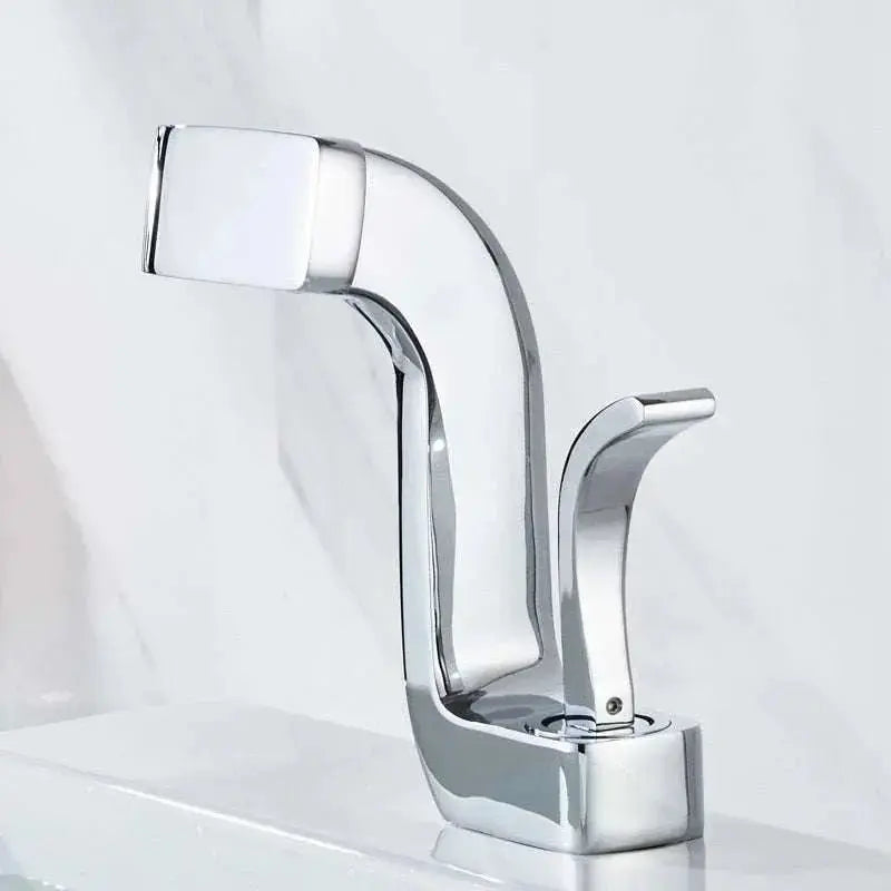 Eco-Friendly Gold and White Single Handle Faucet - Julia M LifeStyles