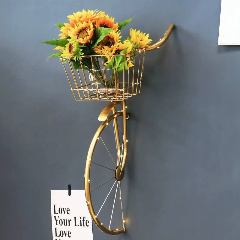 Nordic Style Bicycle Wall Pendant for Creative Decor - Julia M LifeStyles