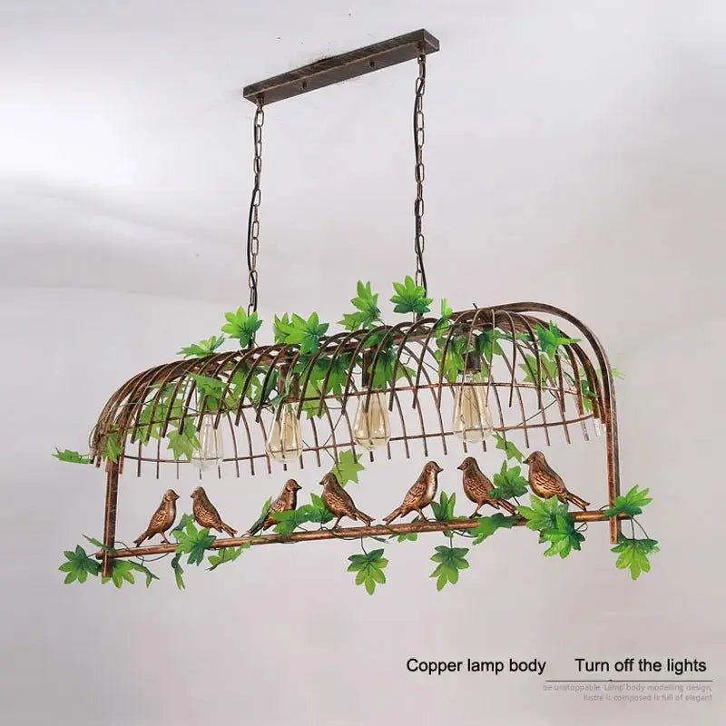 Creative Bird Vintage Industrial Chandelier - Julia M LifeStyles
