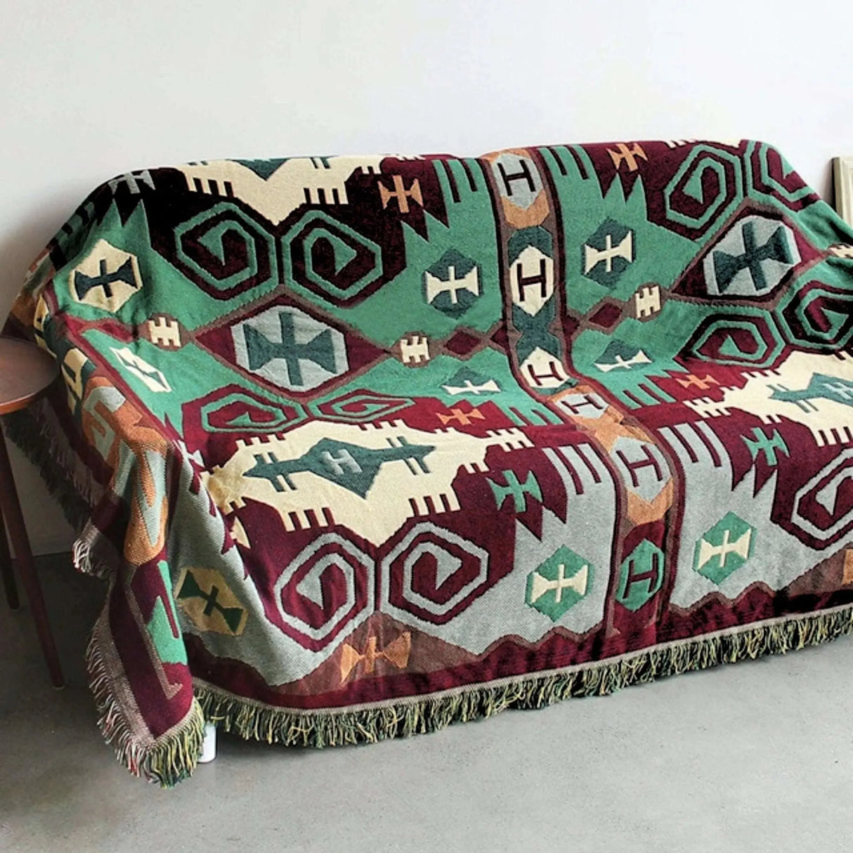 Boho Chic Cotton Blanket - Julia M LifeStyles