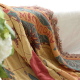 Boho Chic Cotton Blanket - Julia M LifeStyles