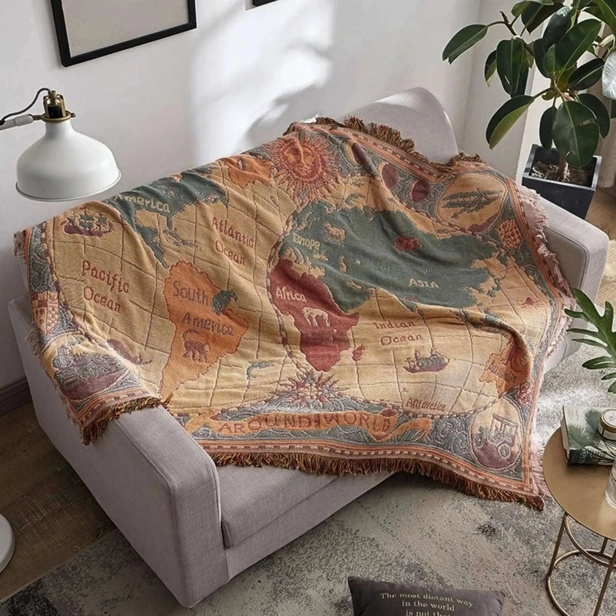 Boho Chic Cotton Blanket - Julia M LifeStyles