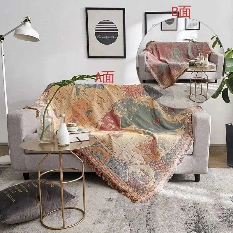 Boho Chic Cotton Blanket - Julia M LifeStyles