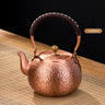 Handmade Retro Style Pure Copper Boiling Tea Kettle - 600/1200/1600ml - Julia M LifeStyles