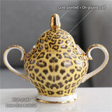 Freeson Leopard Print Luxury Bone China Coffee & Tea Set - Julia M LifeStyles