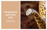 Freeson Leopard Print Luxury Bone China Coffee & Tea Set - Julia M LifeStyles