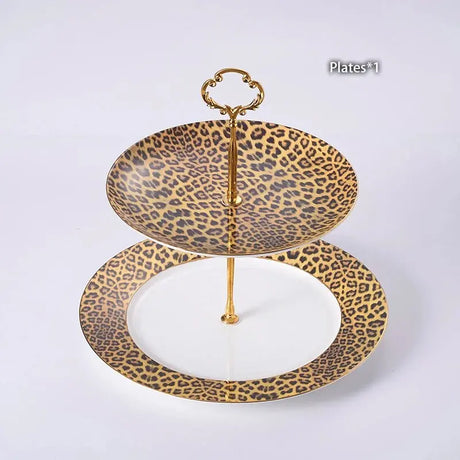 Freeson Leopard Print Luxury Bone China Coffee & Tea Set - Julia M LifeStyles