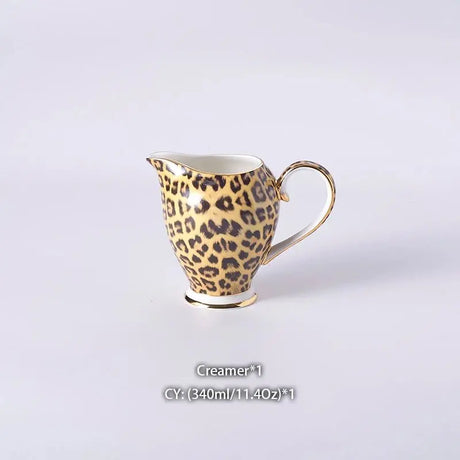 Freeson Leopard Print Luxury Bone China Coffee & Tea Set - Julia M LifeStyles