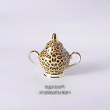 Freeson Leopard Print Luxury Bone China Coffee & Tea Set - Julia M LifeStyles