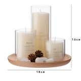 Nordic Glass Candlestick for Romantic Dining Atmosphere - Julia M LifeStyles