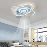 Kids Pink Ceiling Fan with Light and Starry Design for Children's Rooms - Julia M LifeStyles