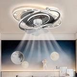 Kids Pink Ceiling Fan with Light and Starry Design for Children's Rooms - Julia M LifeStyles