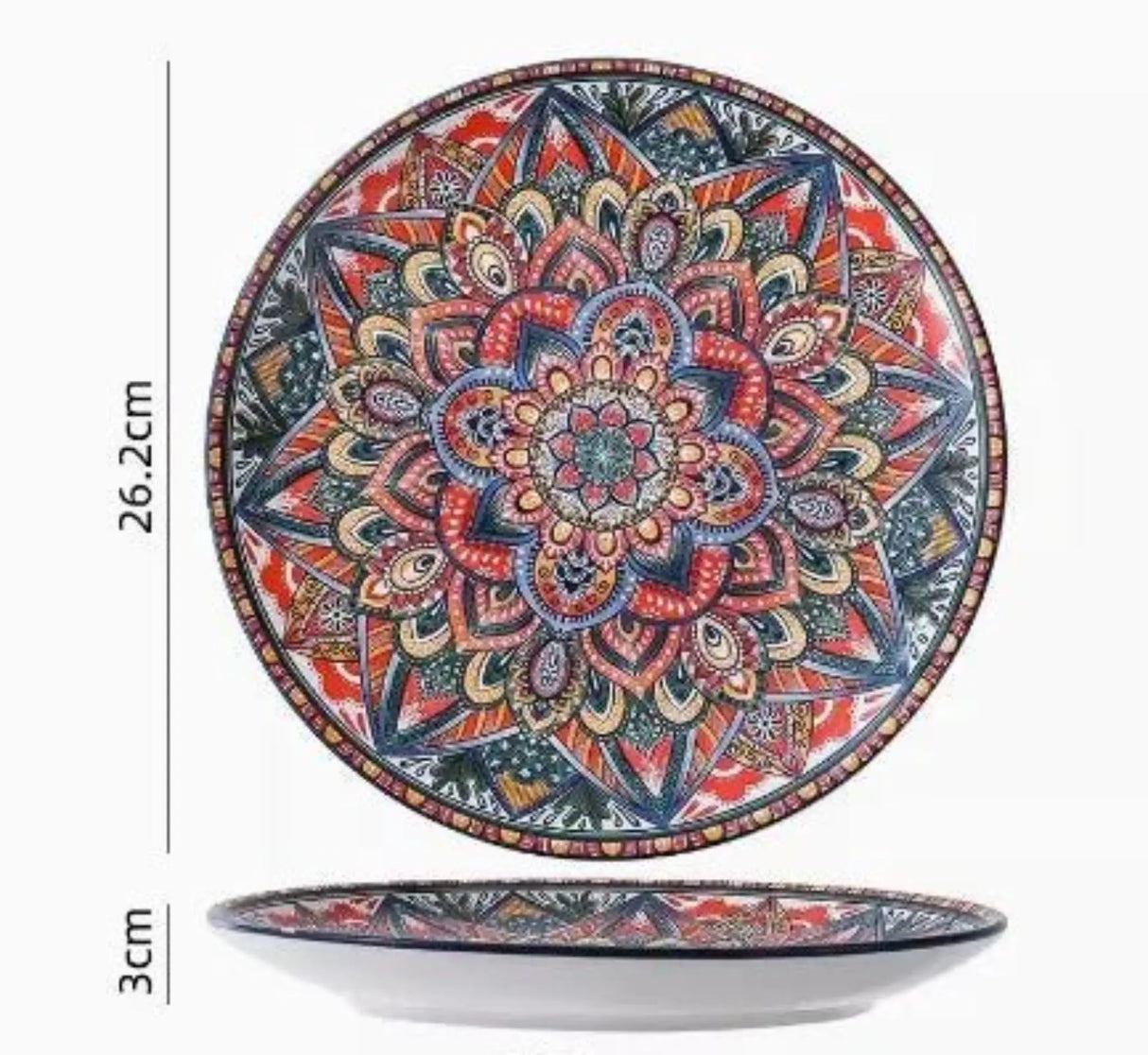 New Bohemian Style Ceramic Household Dishes with Handles - Julia M LifeStyles