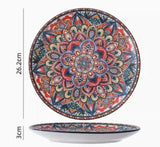 New Bohemian Style Ceramic Household Dishes with Handles - Julia M LifeStyles