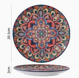 New Bohemian Style Ceramic Household Dishes with Handles - Julia M LifeStyles