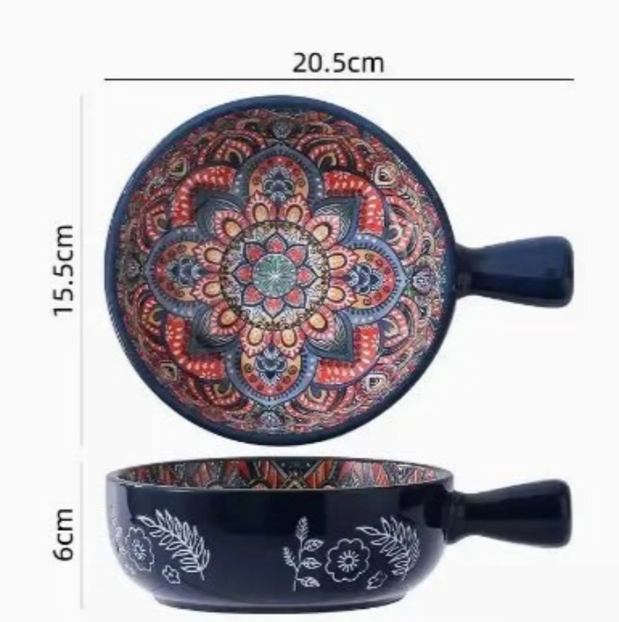New Bohemian Style Ceramic Household Dishes with Handles - Julia M LifeStyles