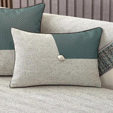 Modern Minimalist Sofa Cushion Patchwork Affordable Luxury Style Fancy Living Room Waist Pillow Bed Head Backrest Cushion with Core - Julia M LifeStyles