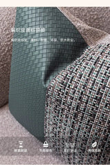 Modern Minimalist Sofa Cushion Patchwork Affordable Luxury Style Fancy Living Room Waist Pillow Bed Head Backrest Cushion with Core - Julia M LifeStyles