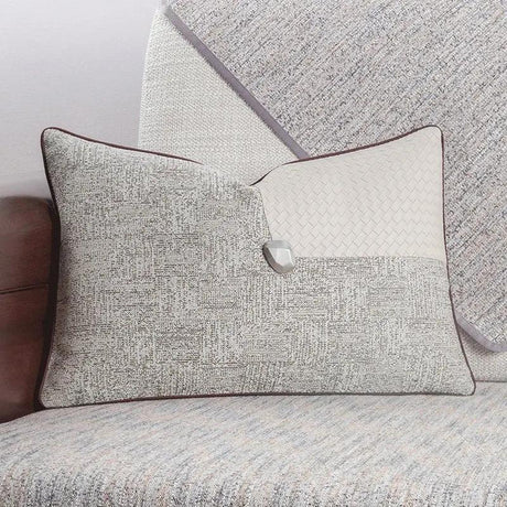 Modern Minimalist Sofa Cushion Patchwork Affordable Luxury Style Fancy Living Room Waist Pillow Bed Head Backrest Cushion with Core - Julia M LifeStyles