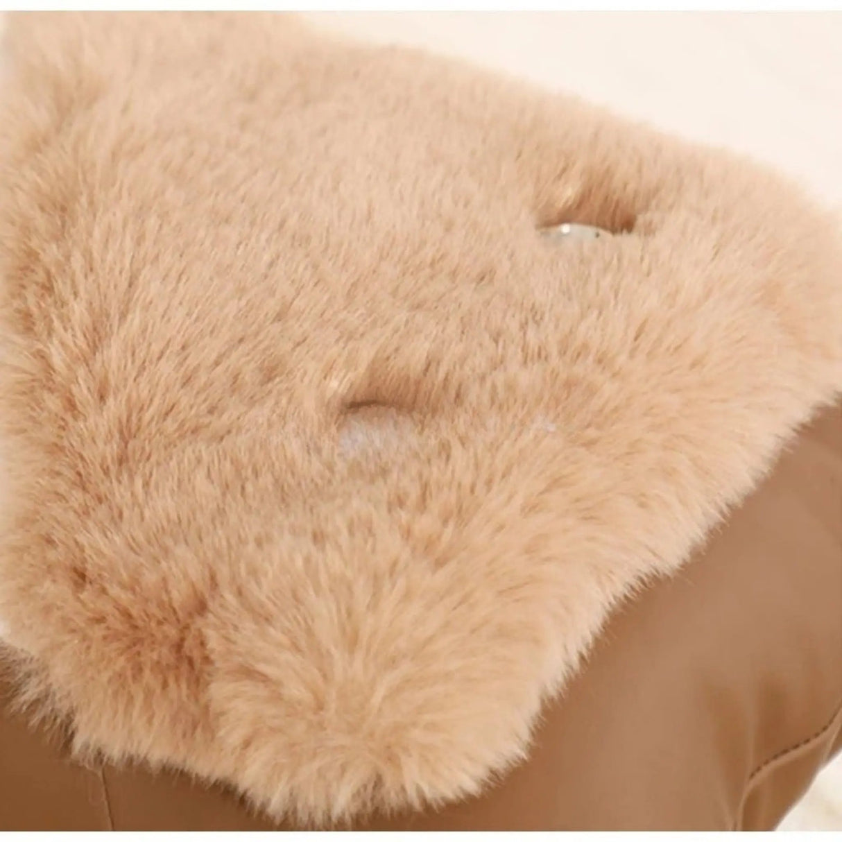 Faux Snow Leopard Fur Lumbar Pillowcase with Patchwork Design 30x50cm - Julia M LifeStyles