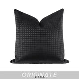 Home Soft Italian Accessible Luxury Model Room Hotel House High-Grade Black Gray Wine Red Pillow Sofa Cushion Pillowcase - Julia M LifeStyles