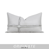 Home Soft Italian Accessible Luxury Model Room Hotel House High-Grade Black Gray Wine Red Pillow Sofa Cushion Pillowcase - Julia M LifeStyles