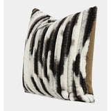 Modern Minimalist Brown Stuffed Stripes Pillow Cover Accessible Luxury Cream Living Room Sofa Bay Window Bedside Cushion Cushion Cover - Julia M LifeStyles