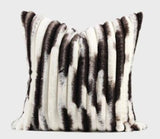 Modern Minimalist Brown Stuffed Stripes Pillow Cover Accessible Luxury Cream Living Room Sofa Bay Window Bedside Cushion Cushion Cover - Julia M LifeStyles