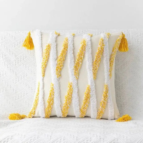 Floral Tufted Cushion Cover Multi-color Decorative Pillow Covers - Julia M LifeStyles