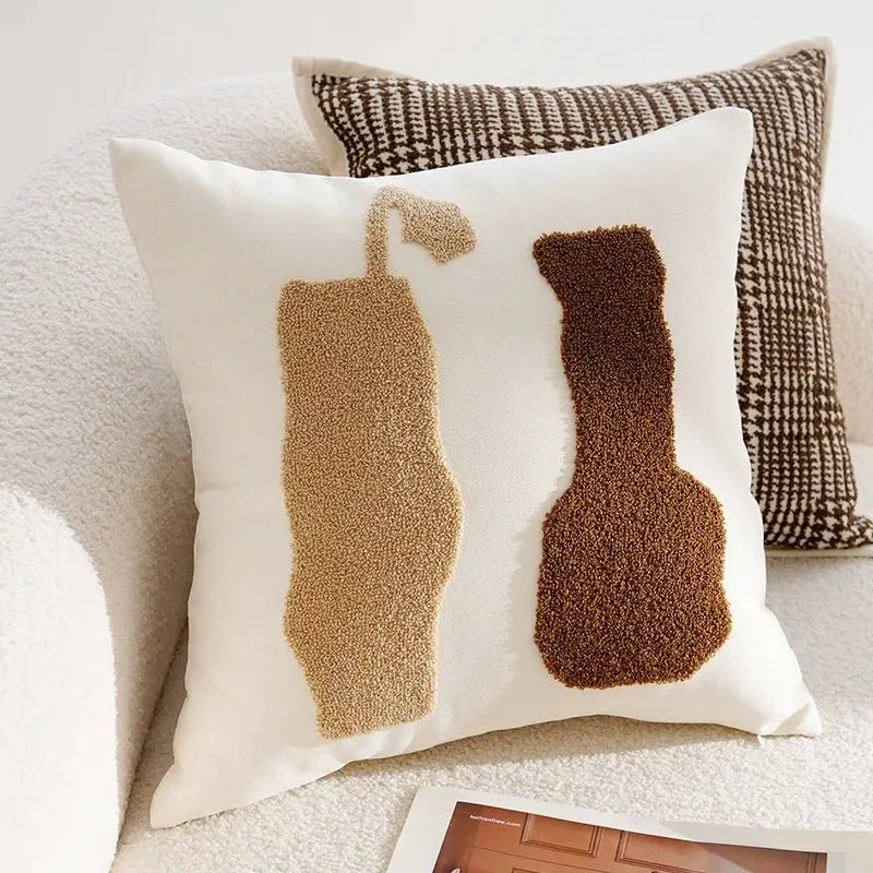 Cream Color Living Room Pillow Cover Middle Ancient High Quality Sofa - Julia M LifeStyles