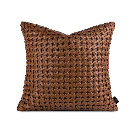 Chic Black and White Orange Accent High-End Cushion - Julia M LifeStyles
